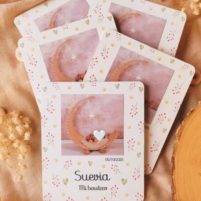 recordatorios de madera para bautizos