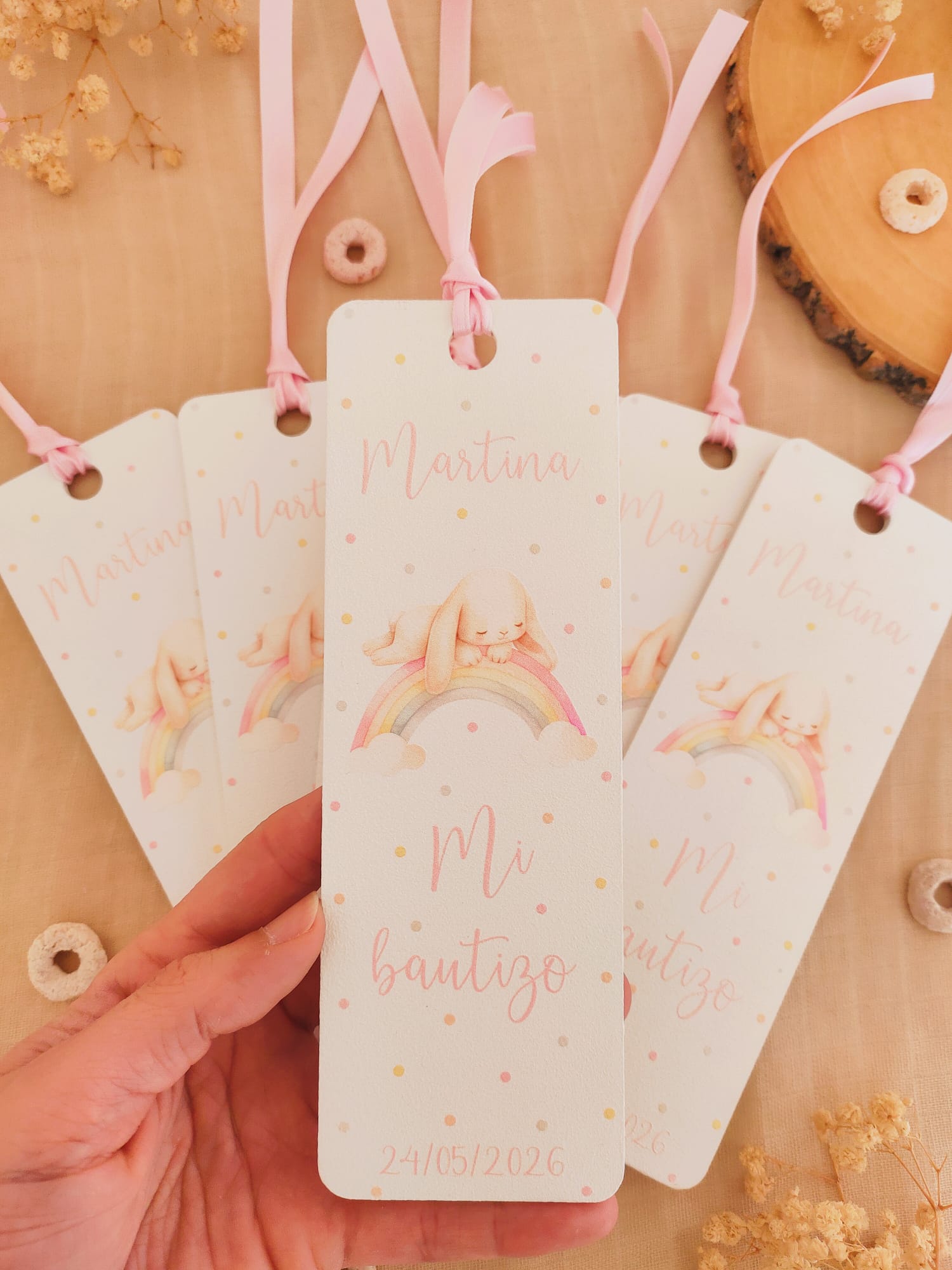 Marcapáginas de madera para eventos - Imagen 5