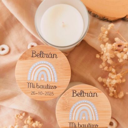 velas personalizadas para bautizos y comuniones