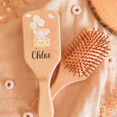 Cepillo de madera personalizado modelo sunshine