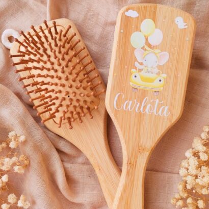 Cepillo de madera personalizado modelo sunshine