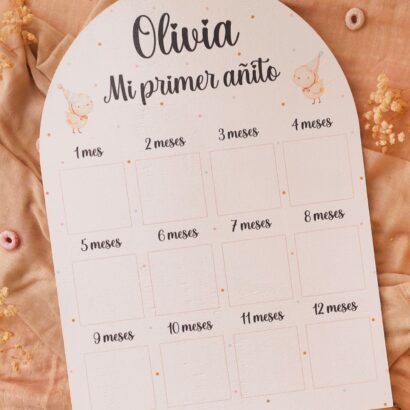 Marco de fotos » Mi primer año» Pajaritos