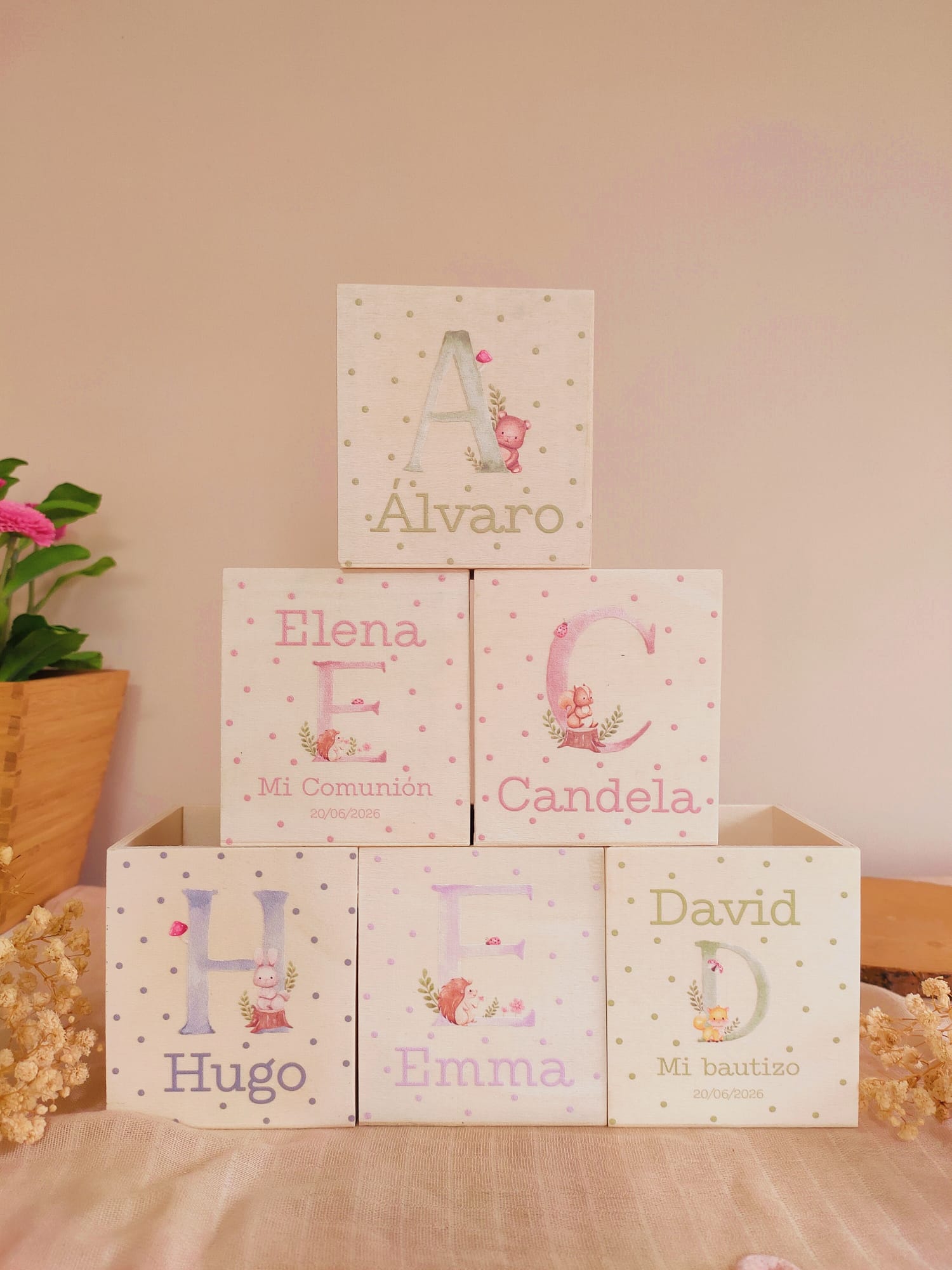 detalles de bautizo y comunión