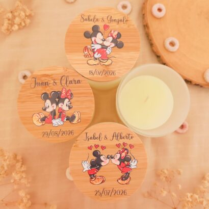 Velas personalizadas para bodas