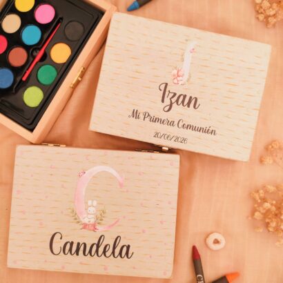 Estuche de madera personalizado Colección Inicial