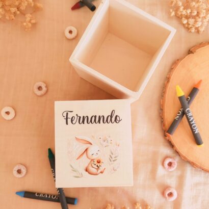 Portalápices de madera personalizados